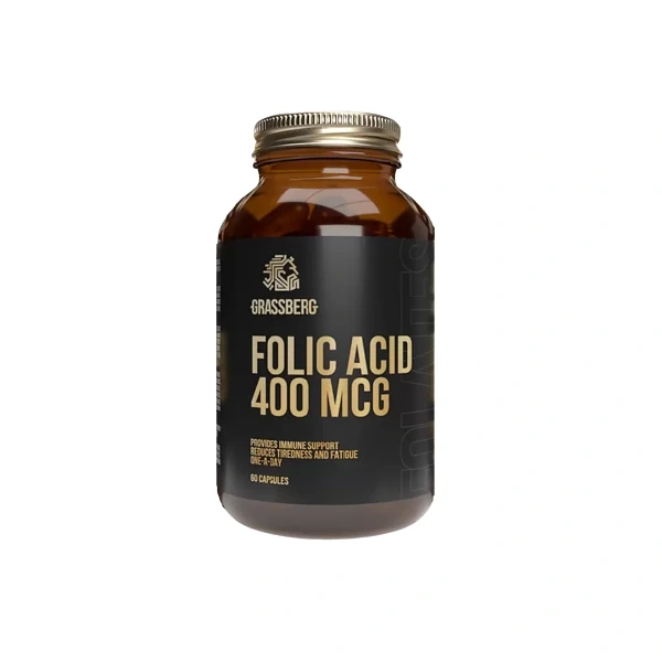 GRASSBERG Folic Acid 400 mcg (60 kaps.)