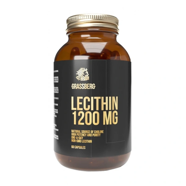 GRASSBERG Lecithin 1200 mg  (60 kaps.)