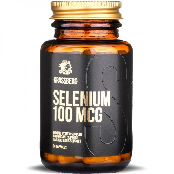 GRASSBERG Selenium 100 mcg (60 kaps.)