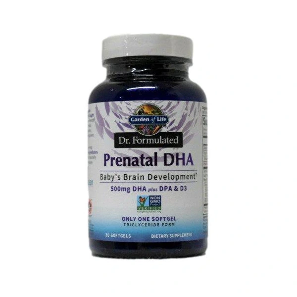 GARDEN OF LIFE Dr. Formulated Prenatal DHA - Baby Brain Development (30kaps.)