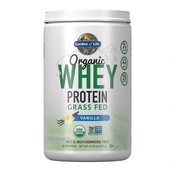 Garden of Life EKO GARDEN OF LIFE Organic Whey Protein Grass Fed - Vanilla Flavor (378 g)