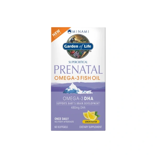 Garden of Life Prenatal Omega-3 Fish Oil (60 kaps.)