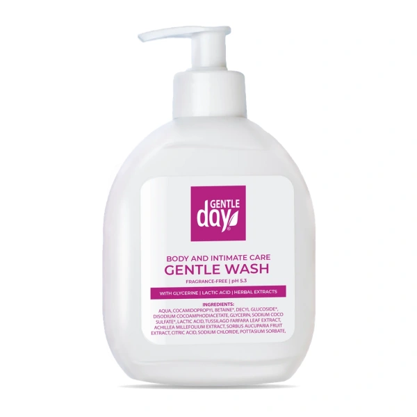 Gentle day żel do higieny intymnej z kwasem mlekowym i ekstraktami z ziół 250 ml