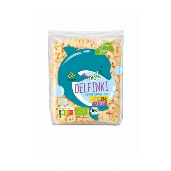 Granex Chrupki Kukurydziano-Jaglane Delfinki BIO 80 g