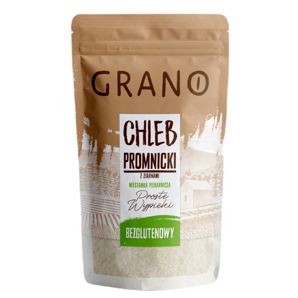 Grano mieszanka do wypieku chleba promnickiego z ziarnami bezglutenowa 500 g
