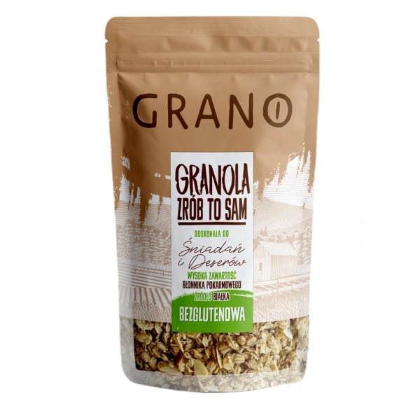 Grano mieszanka na granolę bezglutenowa 400 g