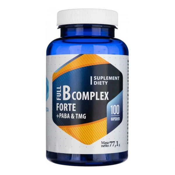 HEPATICA Full  B Complex Forte + PABA & TMG (100 kaps.)