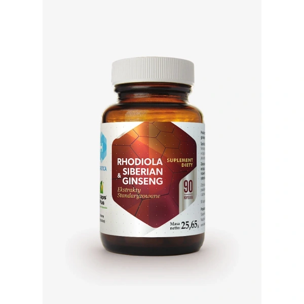 HEPATICA Rhodiola & Siberian Ginseng (90 kaps.)