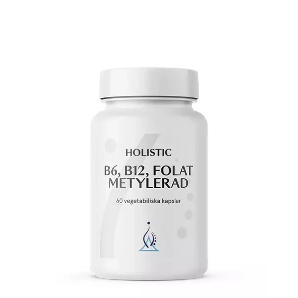 HOLISTIC B6 B12 Folat Metylerad (60 kaps.)