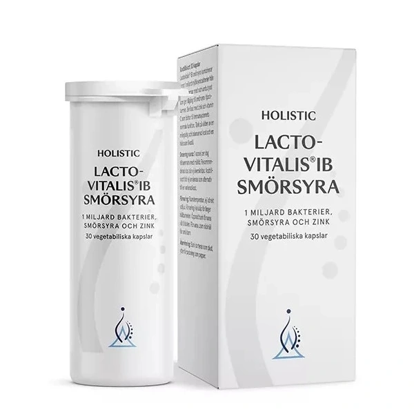 HOLISTIC LactoVitalis IB Smorsyra - Kwas masłowy Probiotyk  (30 kaps.)