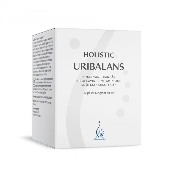 HOLISTIC UriBalans - D-Mannoza + FOS + Żurawina CranMax + Bakterie Kwasu Mlekowego - saszetki 2 g (32 szt.)