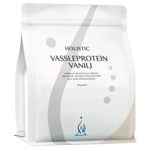 HOLISTIC Vassleprotein - Koncentrat Białek Serwatkowych o smaku waniliowym (750 g)
