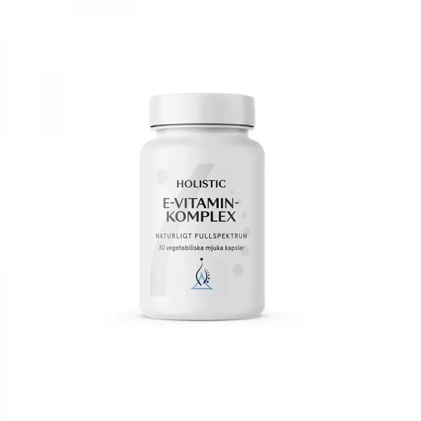 HOLISTIC Vitamin E - Witamina E z mieszanką tokotrienoli i tokoferoli 400 IU (30 kaps.)