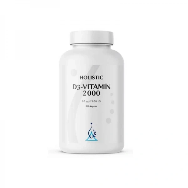 HOLISTIC Witamina D3 2000 IU (360 kaps.)