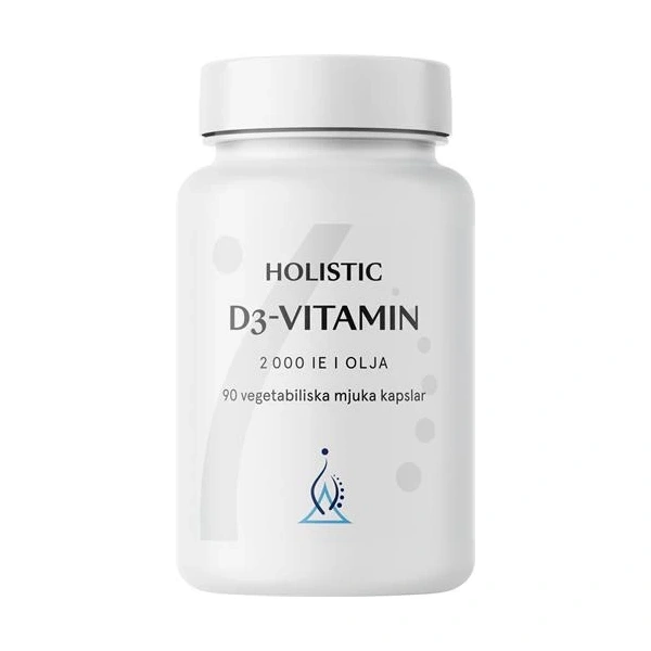HOLISTIC Witamina D3 2000 IU + Olej Kokosowy (90 kaps.)