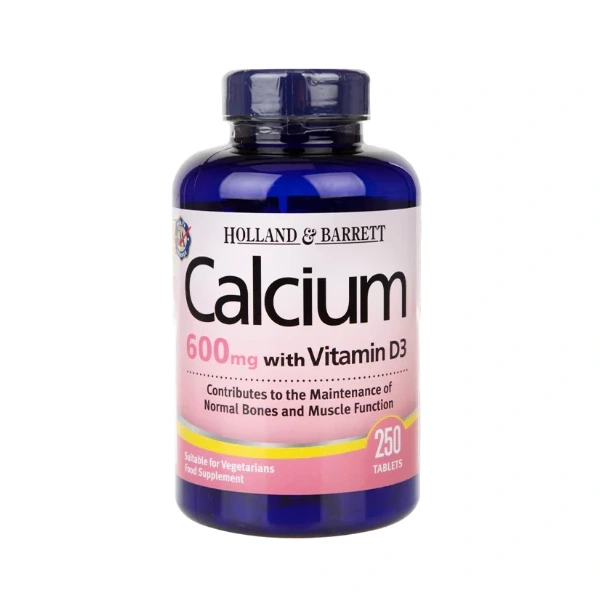 HOLLAND & BARRETT Calcium plus Vitamina D3 (250 tabl.)