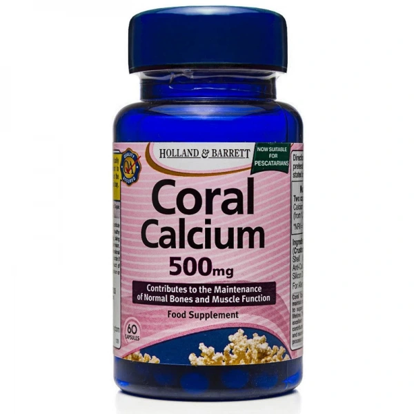 HOLLAND & BARRETT Coral Calcium 500 mg (60 kaps.)