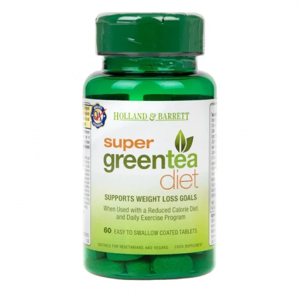 HOLLAND & BARRETT Super Green Tea Diet (60 tabl.)