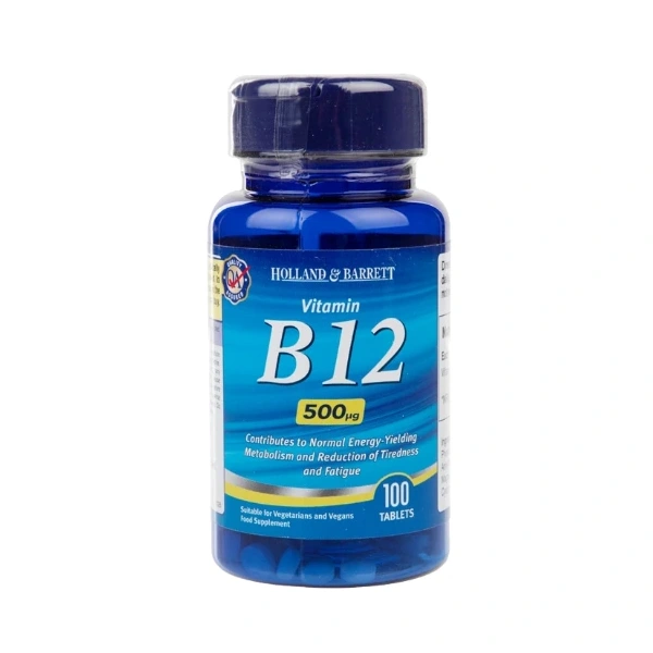 Holland & Barrett Witamina B12 500 µg 100 tabletek