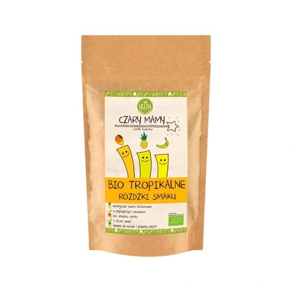 Helpa różdżki smaku tropikalne (liofilizowane owoce) bio (9 x 2 g) 18 g