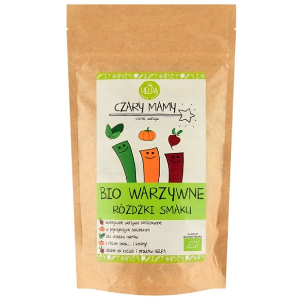 Helpa różdżki smaku warzywne (liofilizowane warzywa) bio (9 x 2 g) 18 g