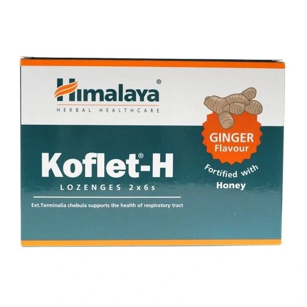 HIMALAYA Koflet-H, imbirowy (12 tabl.)