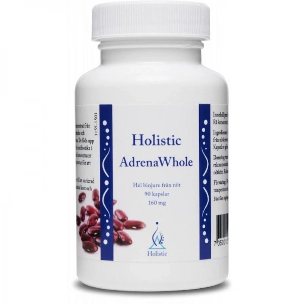 Holistic AdrenaWhole - koncentrat Nadnercza Bydlęcego (90 kaps.)