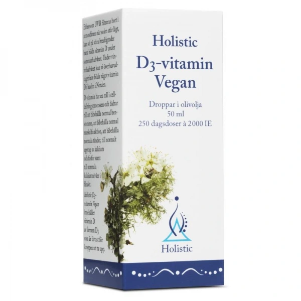 Holistic Wegańska Witamina D3 (50 ml)