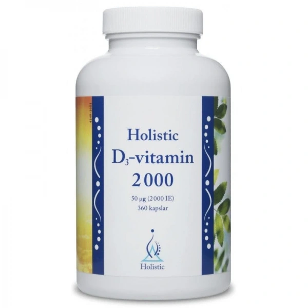 Holistic Witamina D3 2000 IU 50 mcg (360 kaps.)