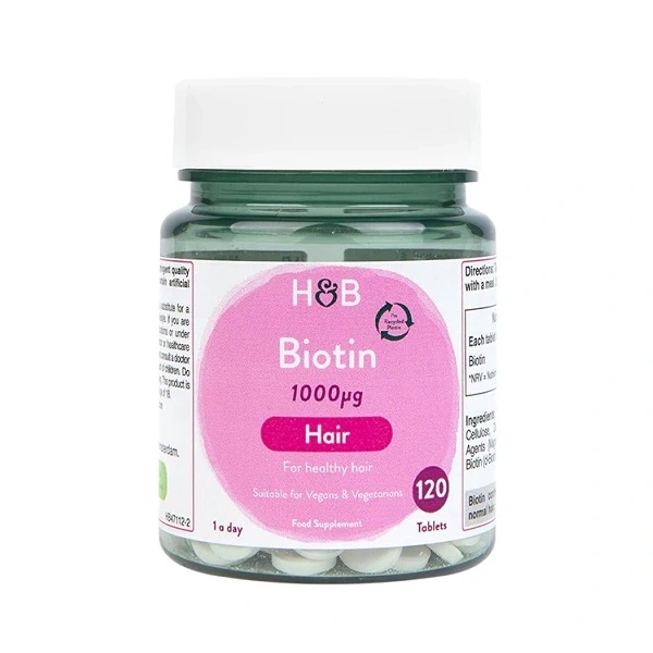 Holland & Barrett Biotyna 1000µg 120 tabletek