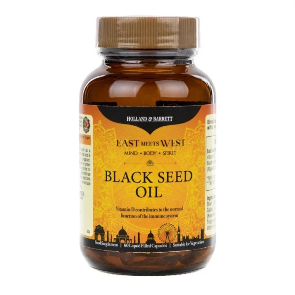 Holland & Barrett Black Seed Oil (60 kaps.)