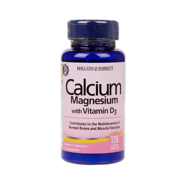 Holland & Barrett Calcium Magnesium plus Vitamina D3 (120 tabl.)