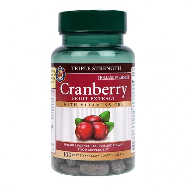 Holland & Barrett Cranberry Fruit extract (100 tabl.)