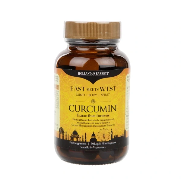 Holland & Barrett Curcumin - Ekstrak z kurkumy (30 kaps.)