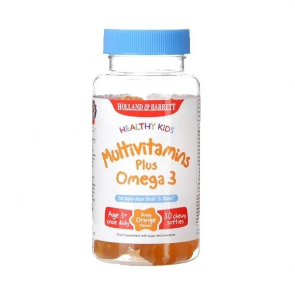 Holland & Barrett Healthy Kids Multivitamins plus Omega 3 (30 żelek)