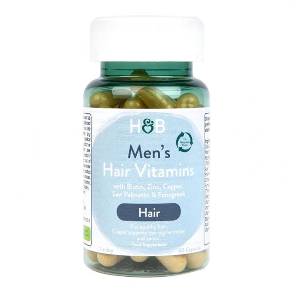 HOLLAND & BARRETT Men's Hair Vitamins (60 kaps.)