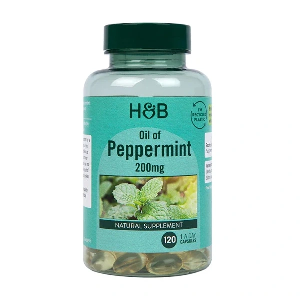 HOLLAND & BARRETT Oil of Peppermint 200 mg (120 kaps.)