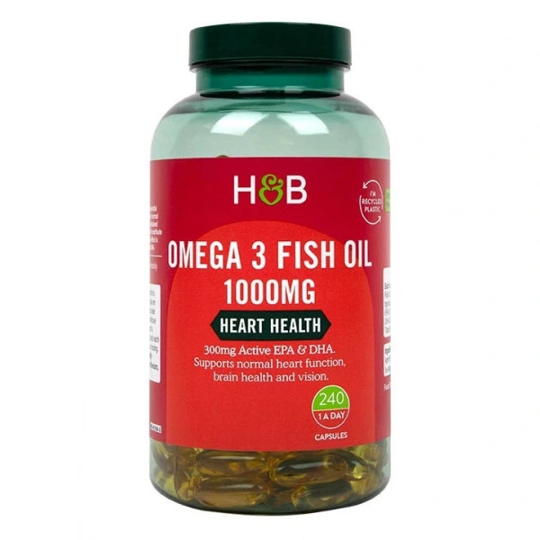 HOLLAND & BARRETT Omega-3 Fish Oil 1000 mg (240 kaps.)