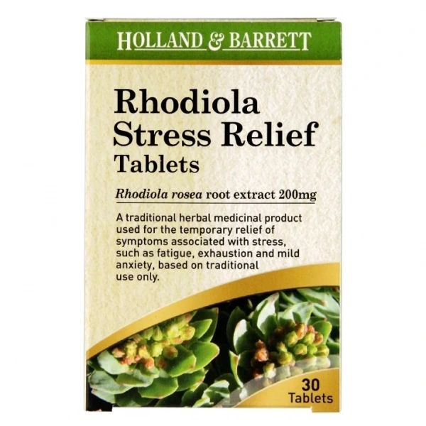 Holland & Barrett Rhodiola Stress Relief (30 tabl.)