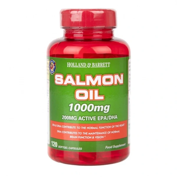 Holland & Barrett Salmon Oil 1000 mg (120 kaps.)