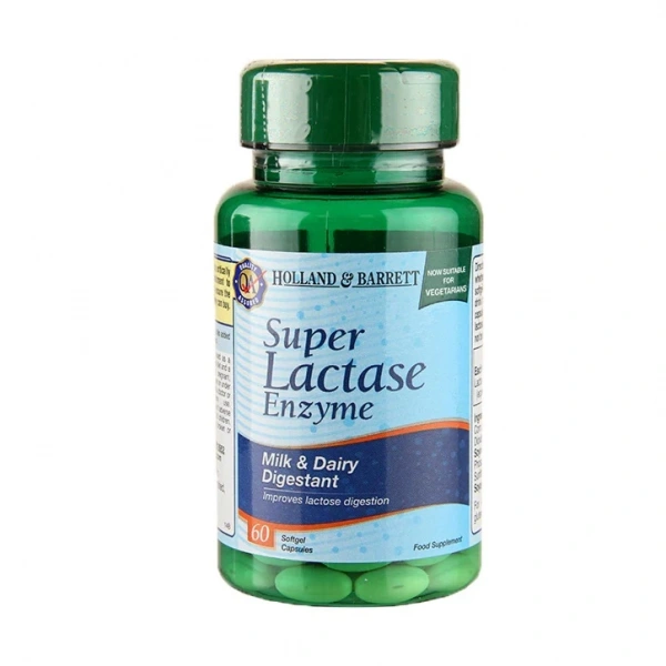 Holland & Barrett Super Lactase Enzyme (60 kaps.)
