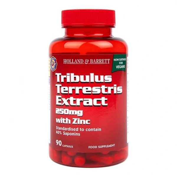 Holland & Barrett Tribulus Terrestris Extract 250 mg with Zinc (90 kaps.)