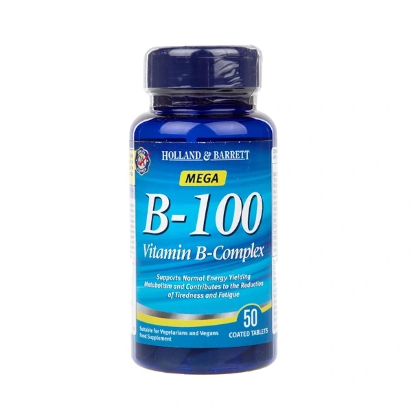 Holland & Barrett Vitamin B-Complex B-100 (50 tabl.)