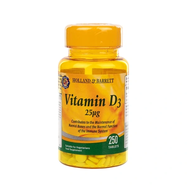 Holland & Barrett Witamina D3 25 mcg (250 tabl.)