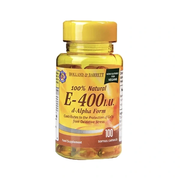 Holland & Barrett Witamina E (100 kaps.)