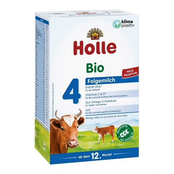 Holle mleko krowie 4 od 1 roku życia bio 600 g