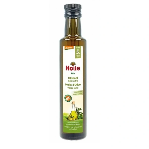 Holle oliwa z oliwek extra virgin od 5 miesiąca demeter bio 250 ml