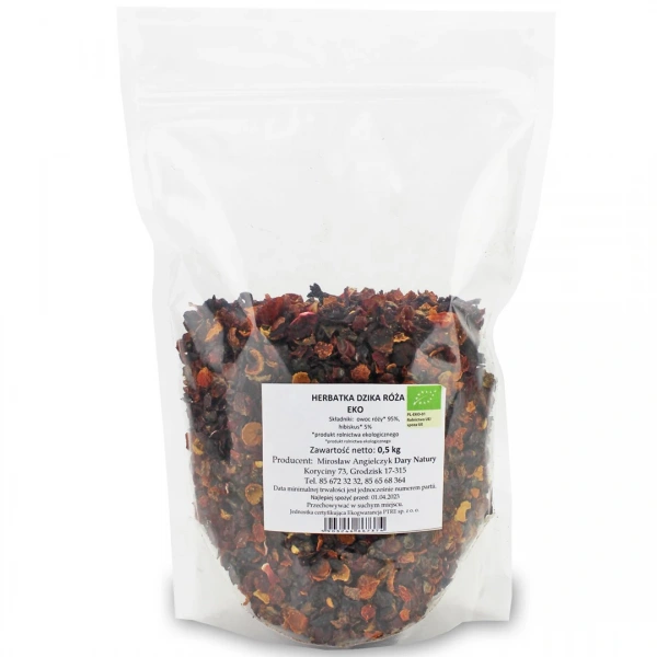 Horeca herbatka dzika róża z hibiskusem bio 500 g
