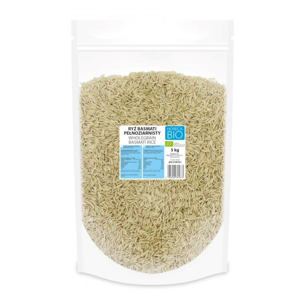 Horeca ryż basmati pełnoziarnisty bio 5 kg