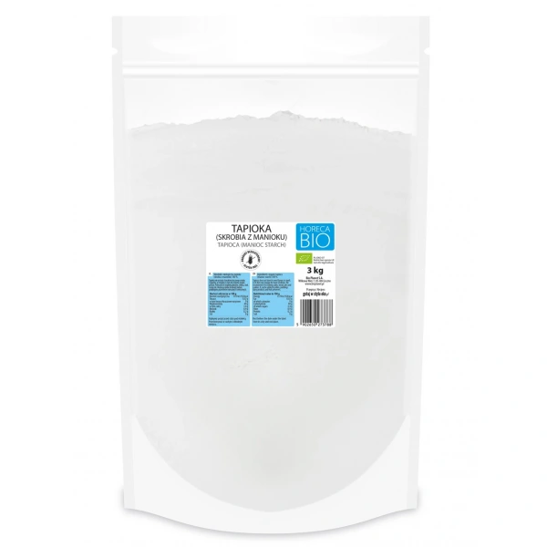 Horeca tapioka (skrobia z manioku) bezglutenowa bio 3 kg